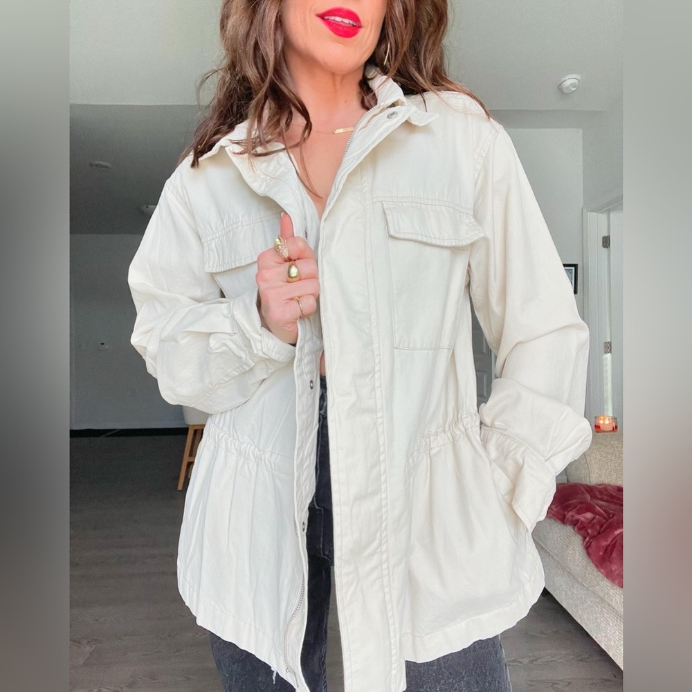 Ivory Utility Jacket